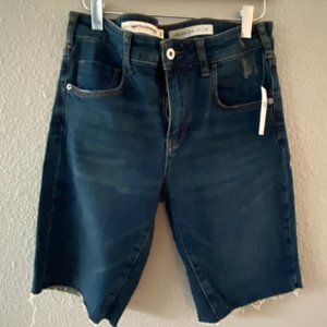 Pilcro High Rise Slim Bermuda Short Anthropologie